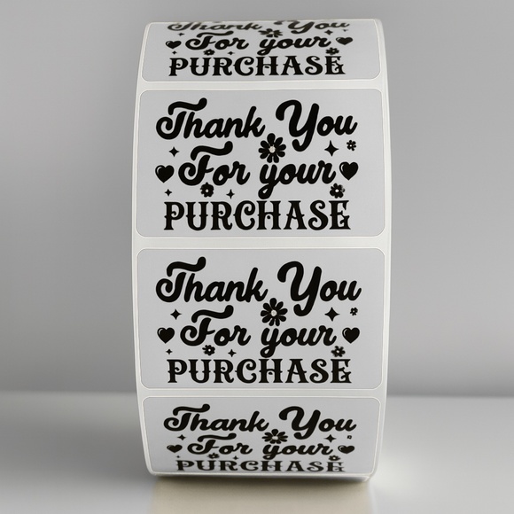 Thank You For Your Purchase Stickers – Labels for Packaging, Boutique - Picture 11 of 11